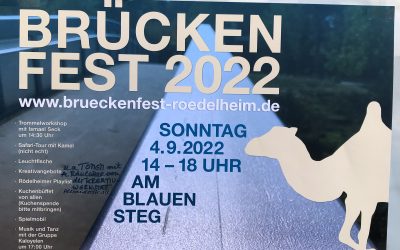 Brückenfest am Blauen Steg in Rödelheim am 4. September 2022