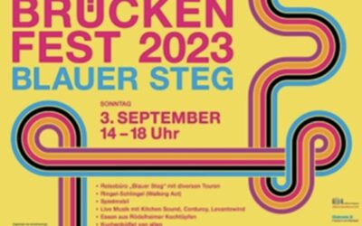 Brückenfest am Blauen Steg in Rödelheim am 3. September 2023